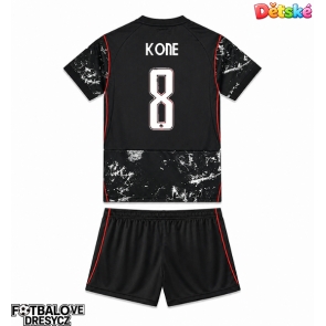 Kanada Ismael Kone #8 Dětské Venkovní dres komplet MS 2026 Krátký Rukáv (+ trenýrky)
